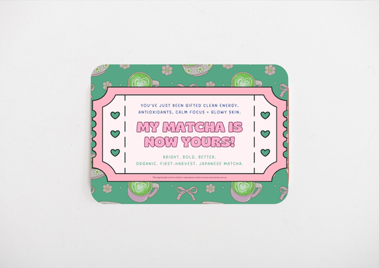 My Matcha Digital Gift Card